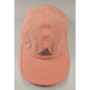 Adidas Aeroready Runner‎ Cap Hat Women Adjustable Poly Spandex Peach